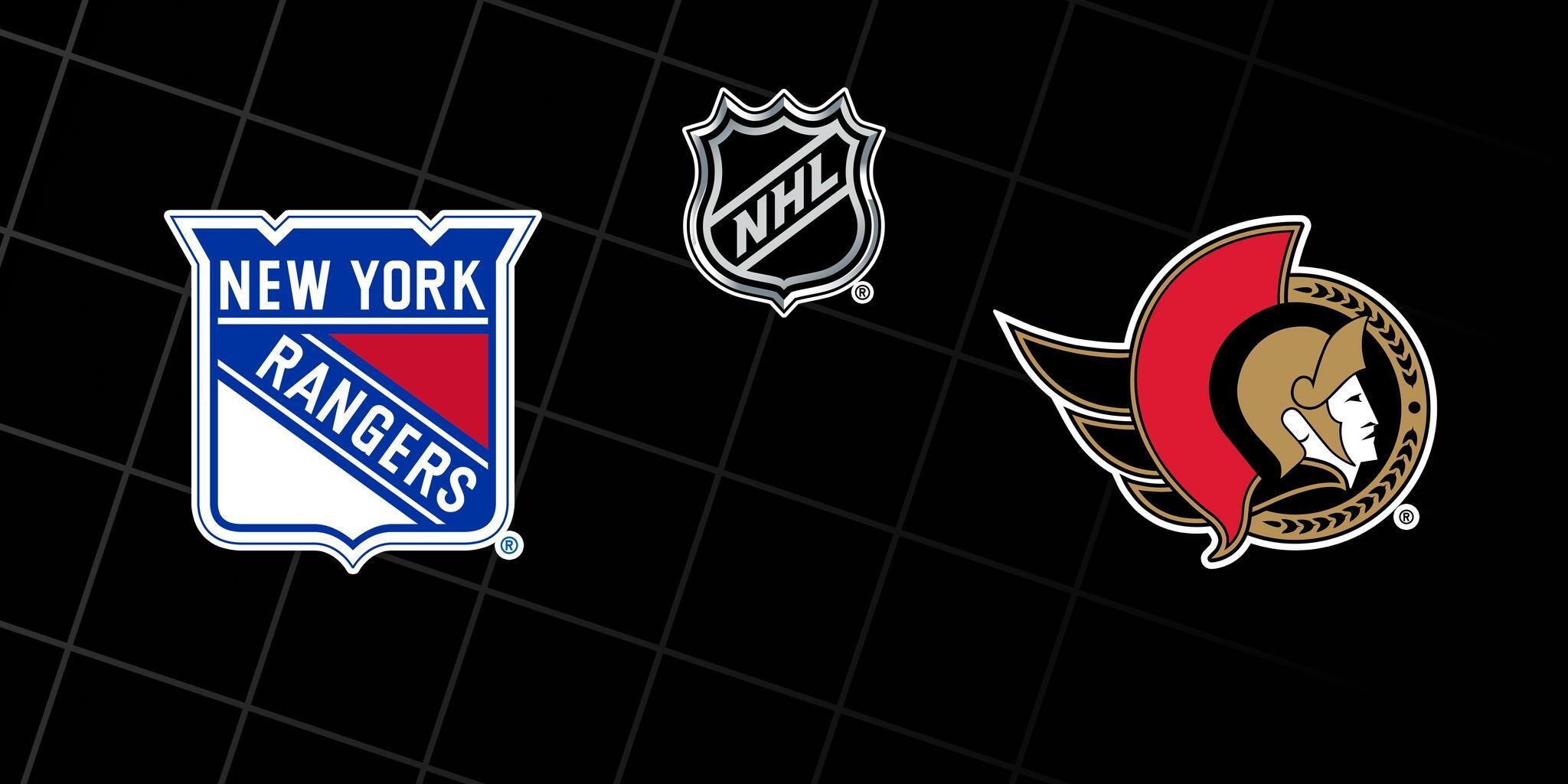 LNH - Rangers de New York c. Sénateurs d'Ottawa