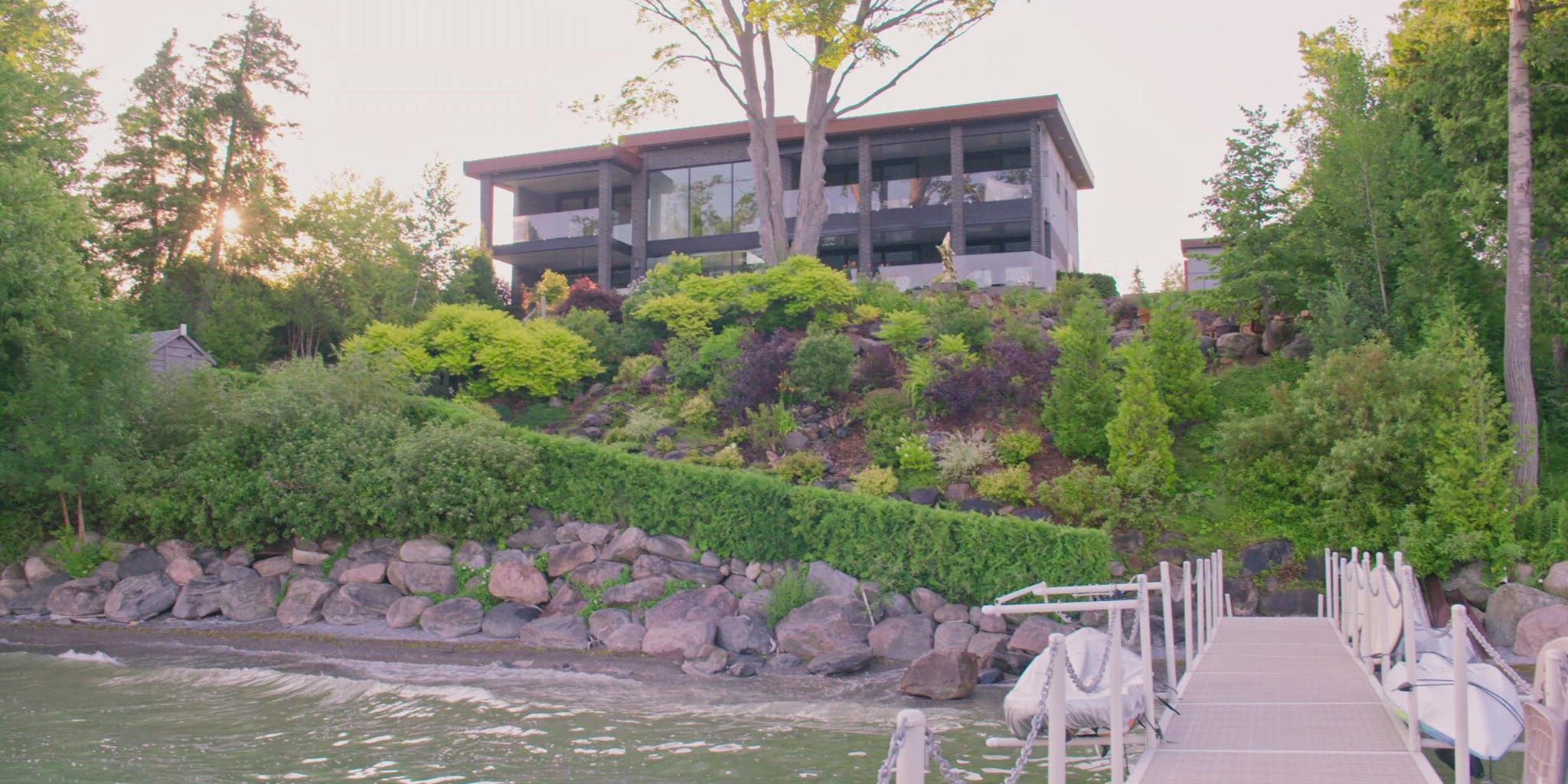 Luxe au bord du lac