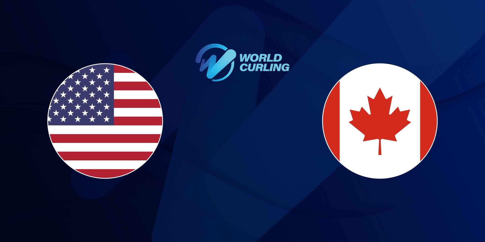 Championnat mondial de curling féminin 2026 - États-Unis contre Canada