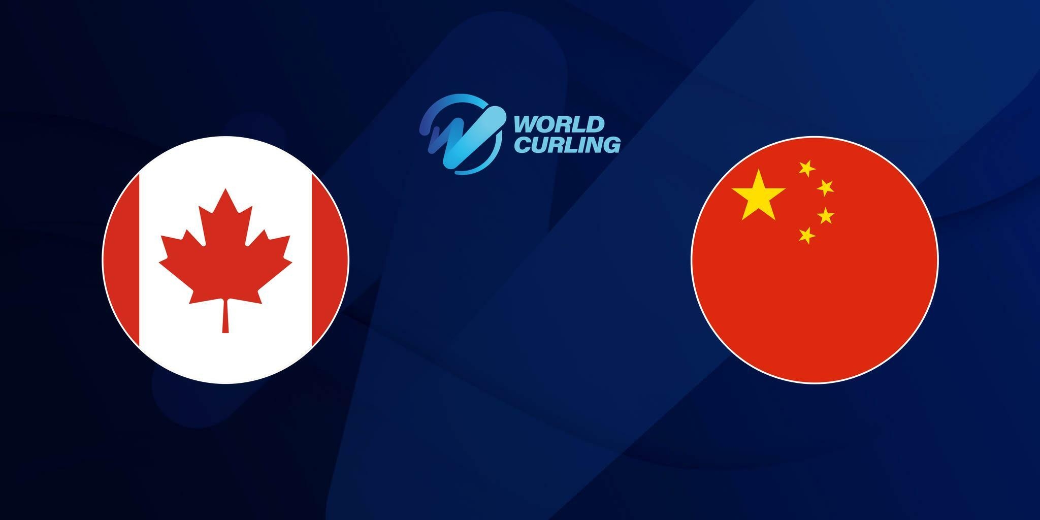 Championnat mondial de curling féminin 2026 - Canada contre Chine